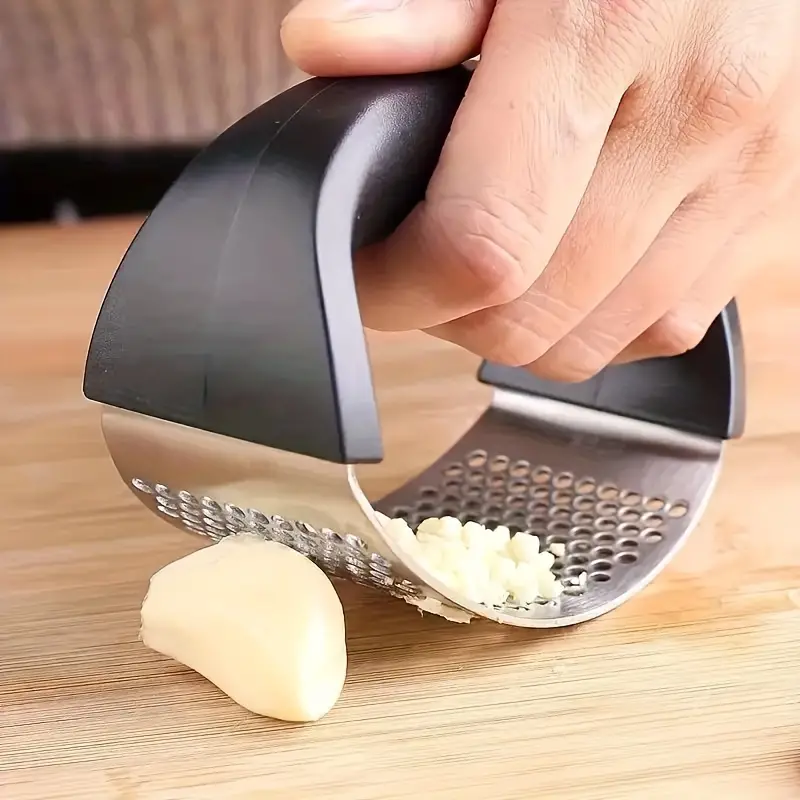 Zerkleiner aus Edelstahl Knoblauchpresse - Müheloser Zerkleinerer & Brecher, Perfekt für Heimküchen