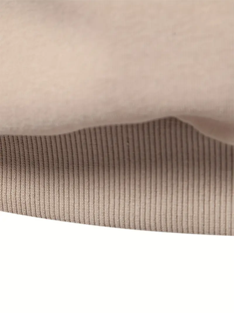 Retro Pullover Shirt, Modisches Farbkombi Pullover, Weicher Baumwollmix, Langarm, Vielseitig für Frühling und Herbst Männermode